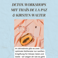 DETOX WORKSHOPS MIT KIRSTEN WALTER @PATRICK BROOME STUDIO/ So. 01.03.2026 & So. 11.10.2026